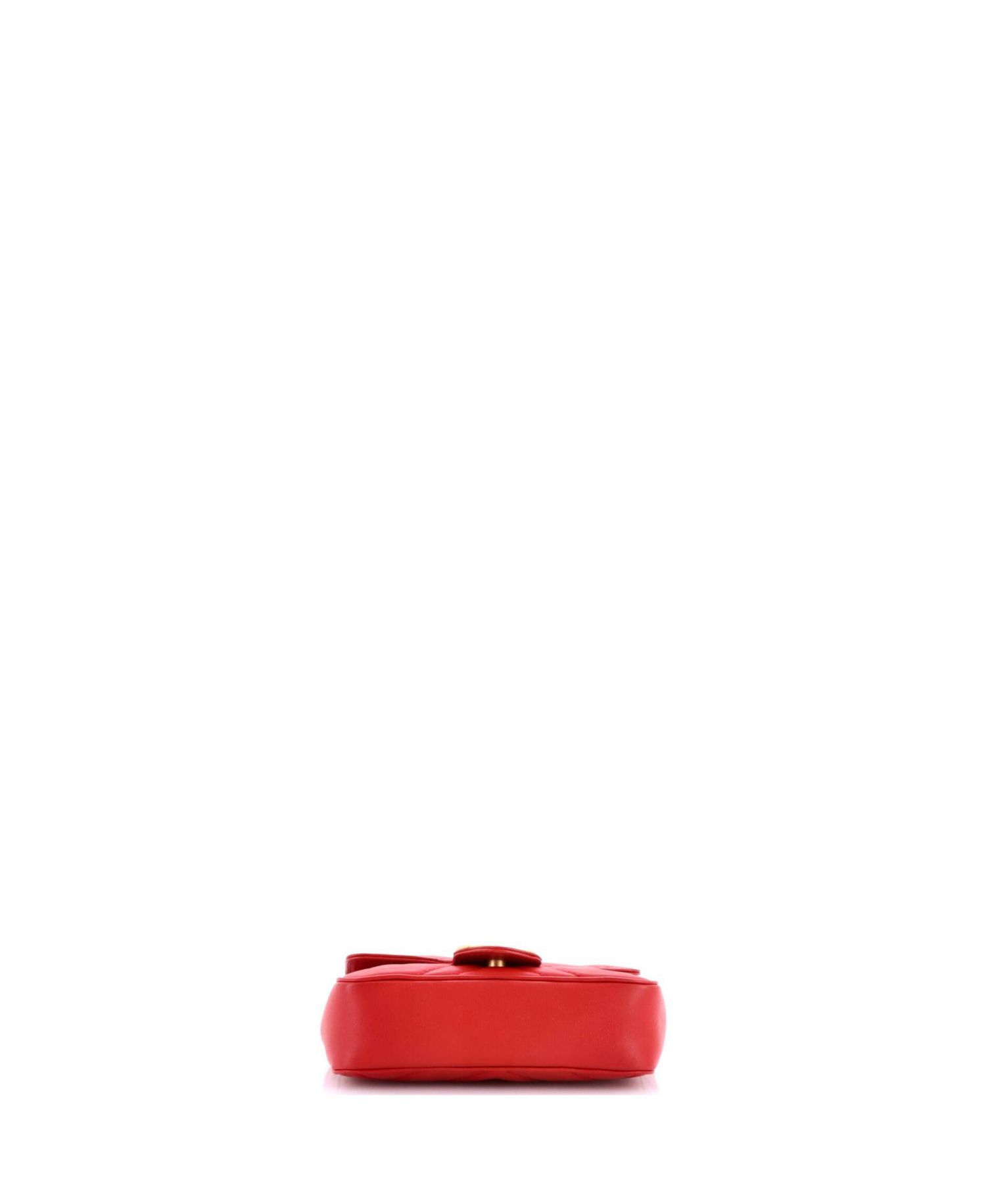 Super Mini GG Marmont Flap Bag Matelasse Leather