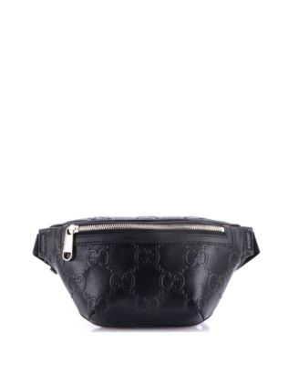 Small Belt Bag GG Embossed Perforated Leather