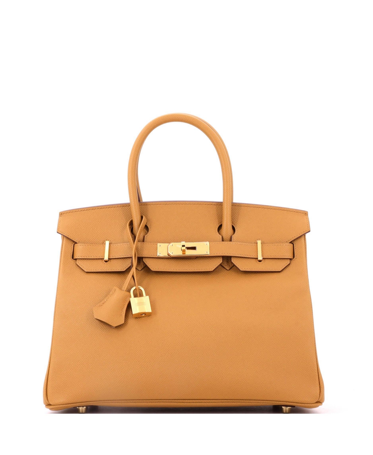 Pre-Owned Hermes Birkin 30 Handbag Brown Epsom with Gold Hardware - Brown