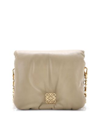 Medium Goya Puffer Bag Leather
