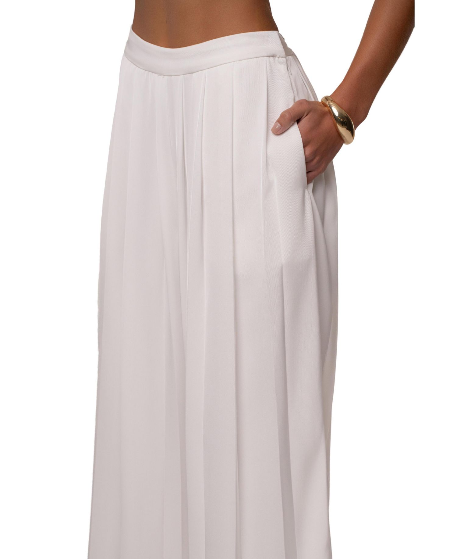 Women's Clara Wide Leg Pleated Trousers