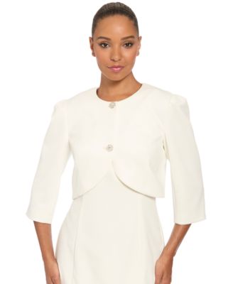 Women's Cropped Fitted Scuba Jacket