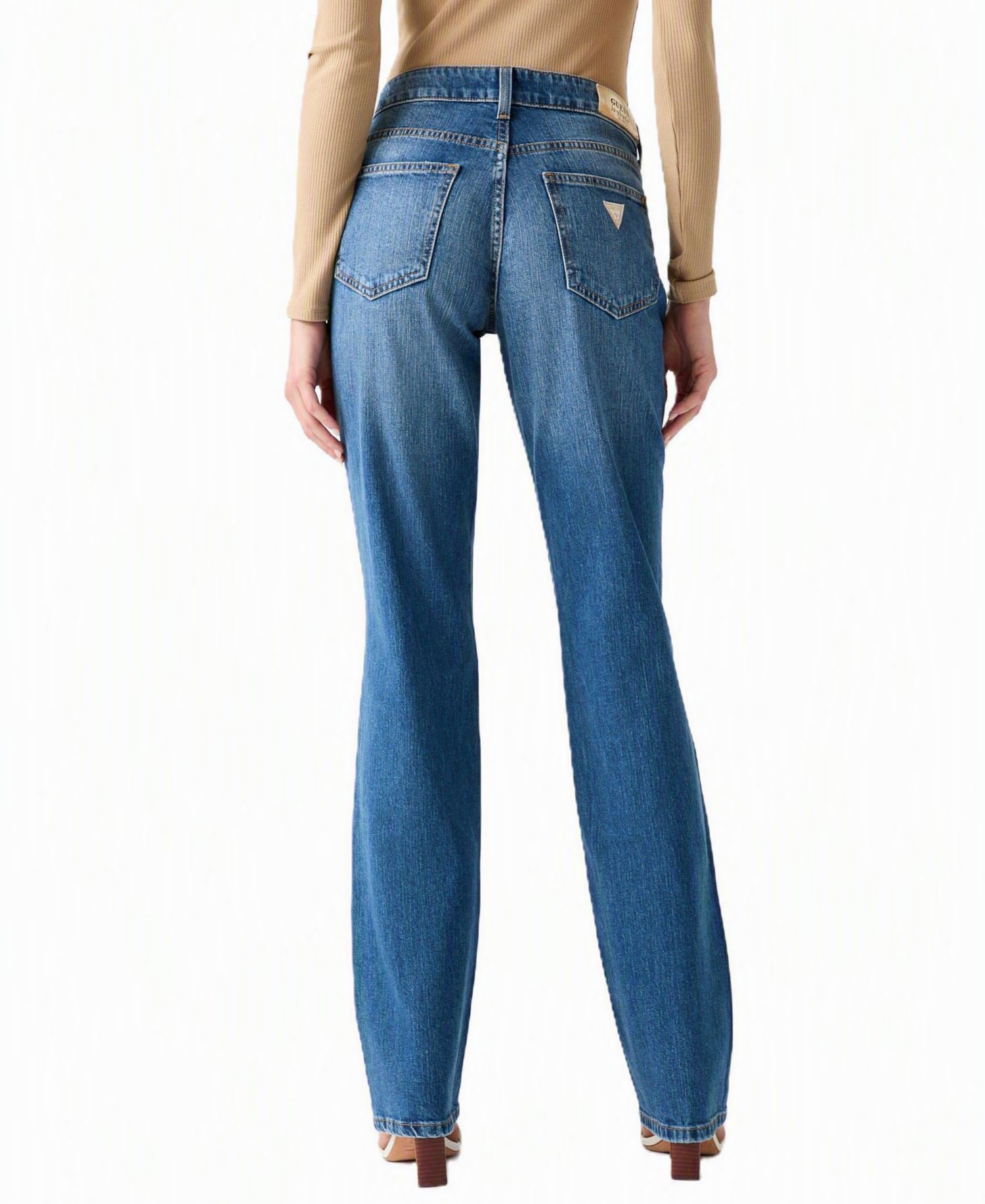 Women's Nicky Straight-Leg Mid-Rise Jeans