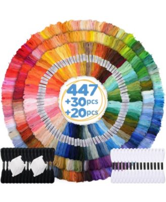 477 Skeins Embroidery Floss Kit Friendship Bracelets Sewing Crafts