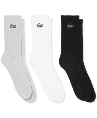 Men's Crew Ribbed Socks, 3-Pack