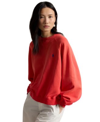 Women's Lightweight Fleece Crew Neck Sweatshirt
