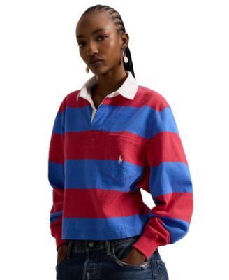 Women's Wide Stripe Rugby Shirt
