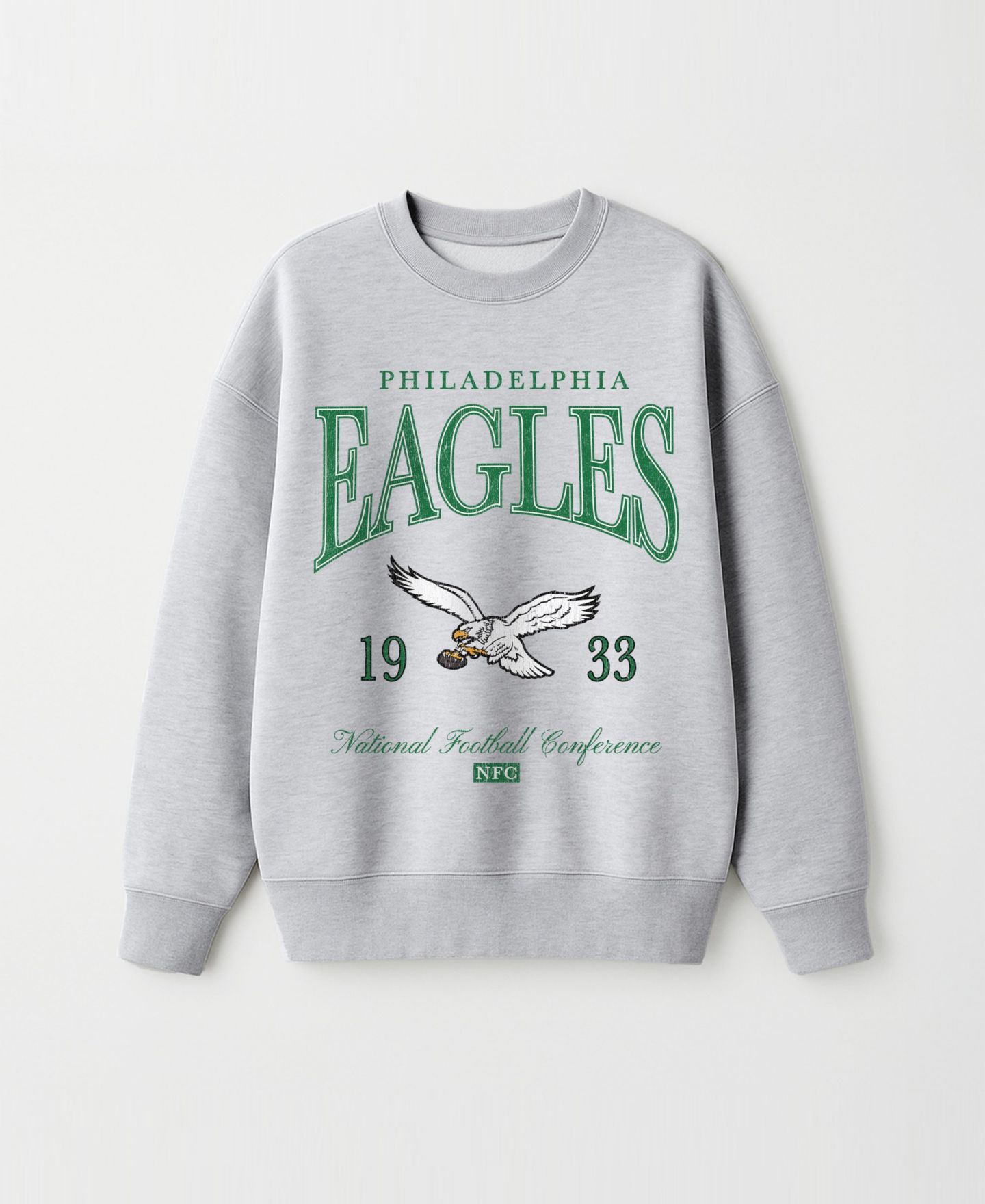 Женские толстовки Gameday Couture Philadelphia Eagles Instant Classic Oversized Dropped-Shoulder — фото 6