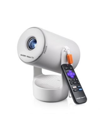 720p 160-Lumen 180-Degree Rotation Roku TV Mini Projector