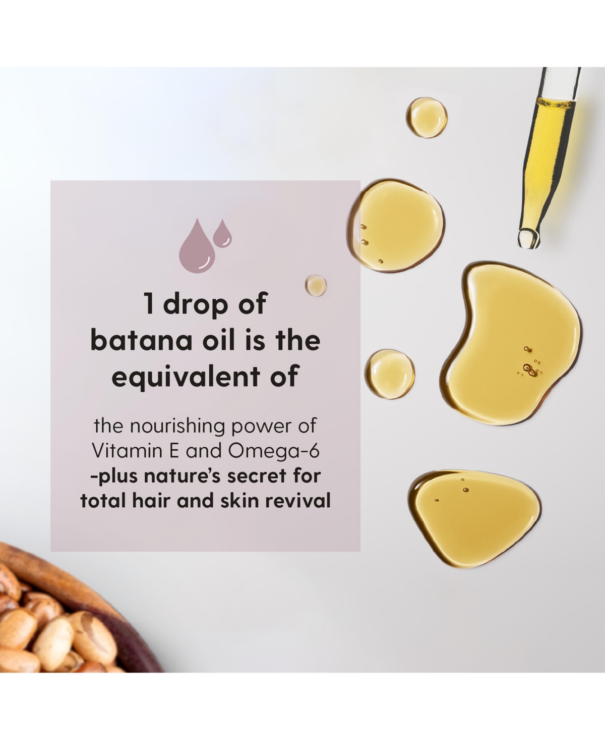 M3 Batana Oil Unrefined Batana Oil for Hair and Skin Supports Healthy Skin and Collagen Production Pure Batana
