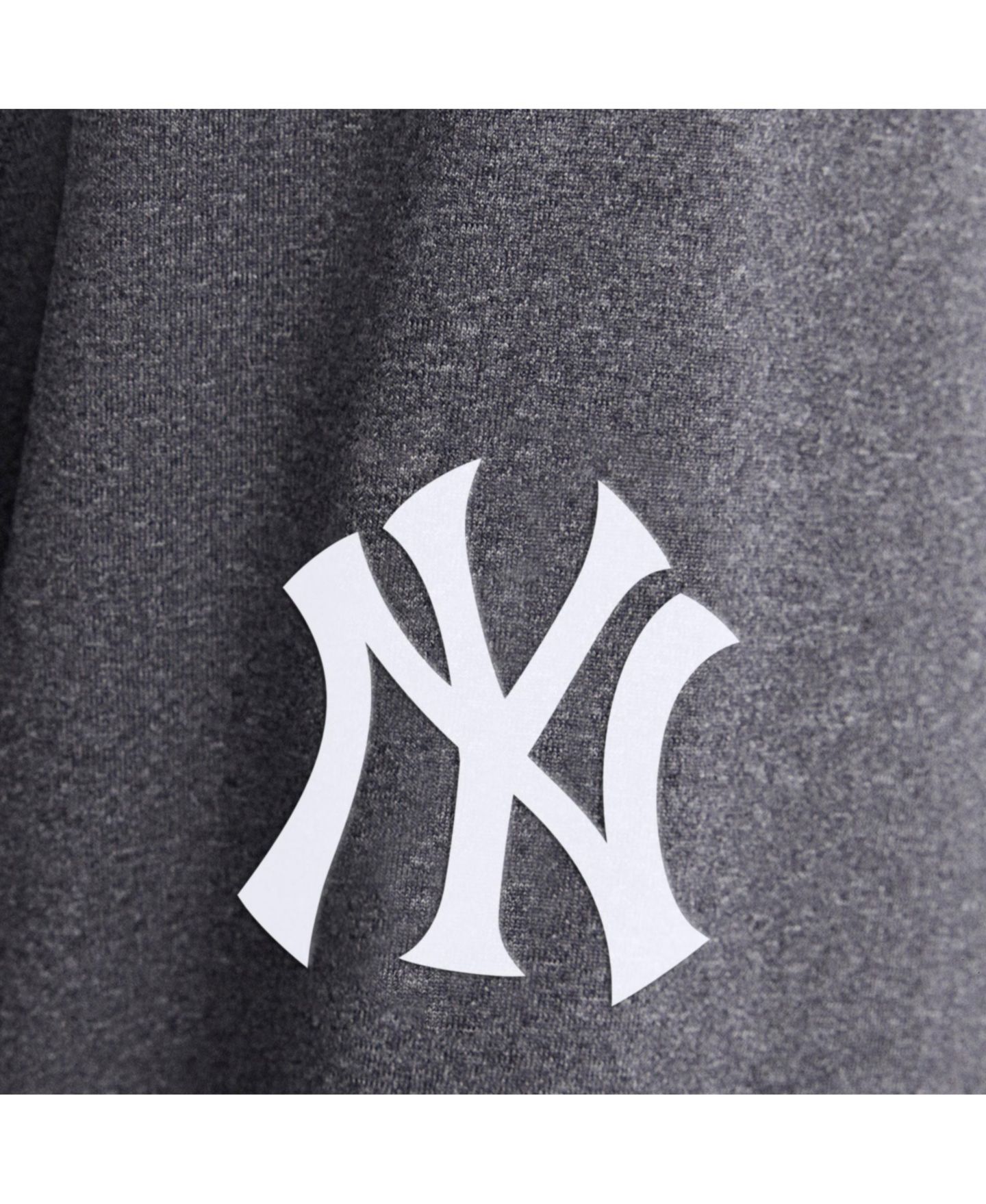 Мужская футболка Fanatics Charcoal New York Yankees Clutch Long Sleeve Hooded — фото 2