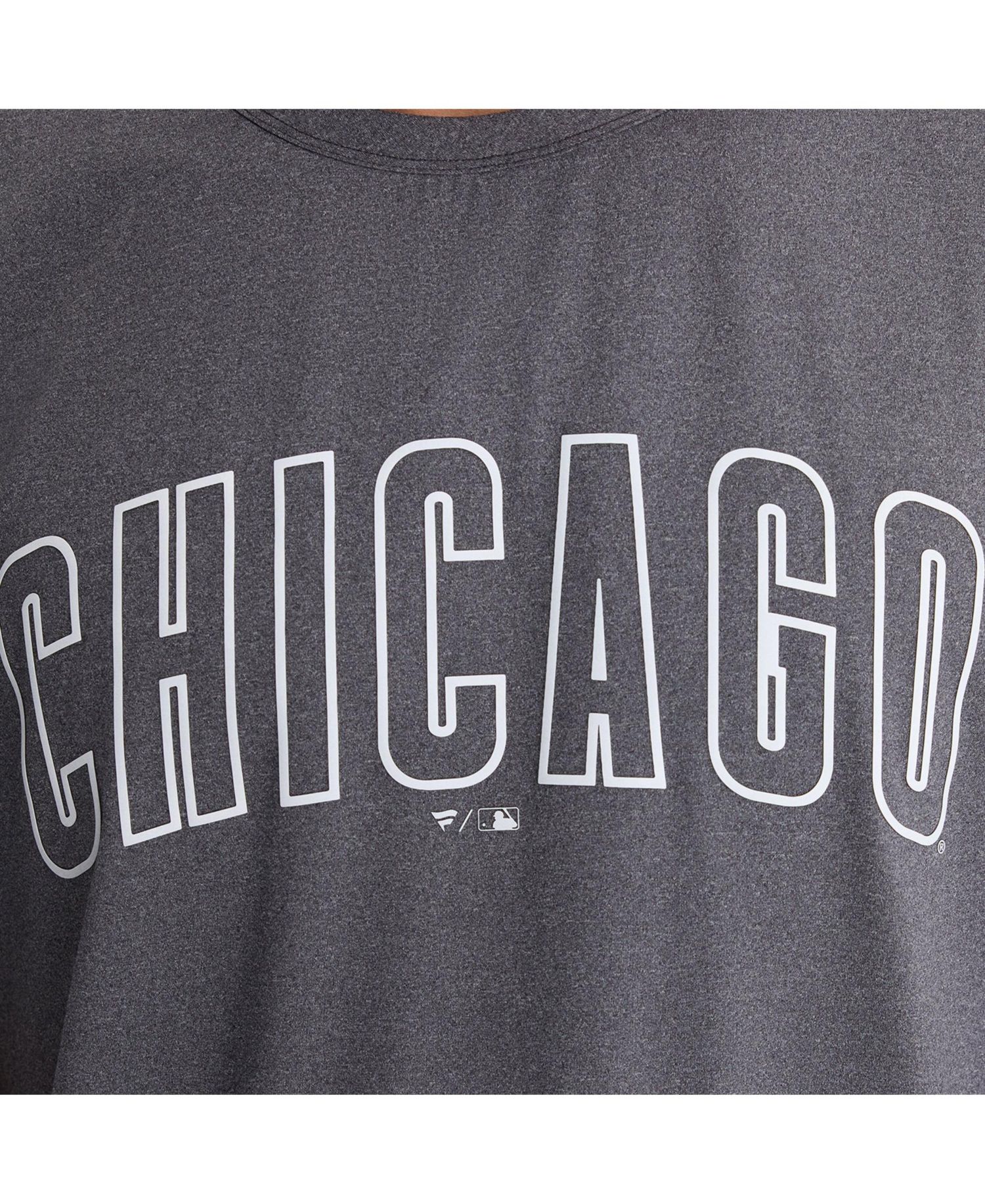 Men's Charcoal Chicago Cubs Clutch Winning Edge T-Shirt