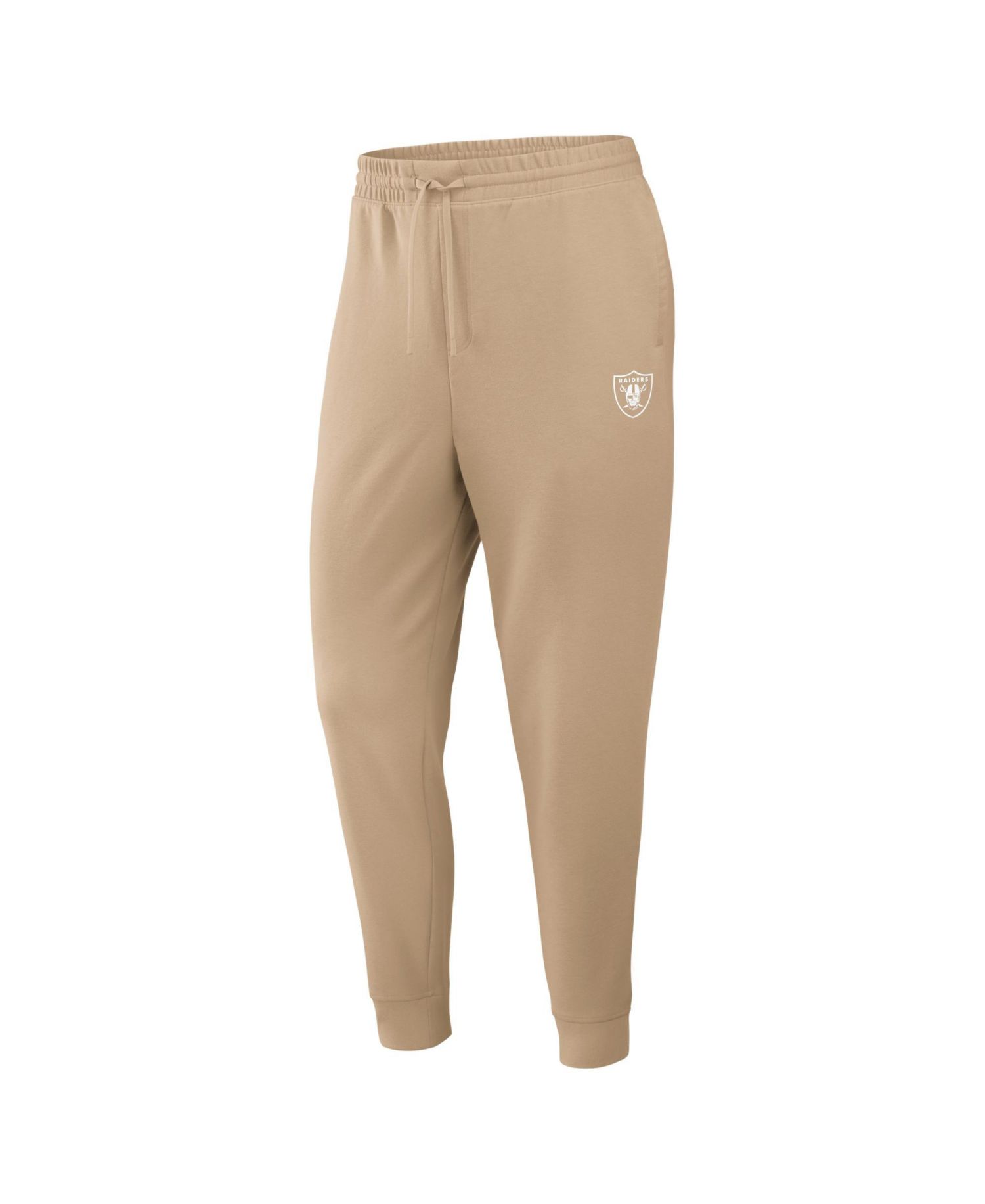 Men's Tan Las Vegas Raiders Clutch Fleece Tri-Blend Joggers