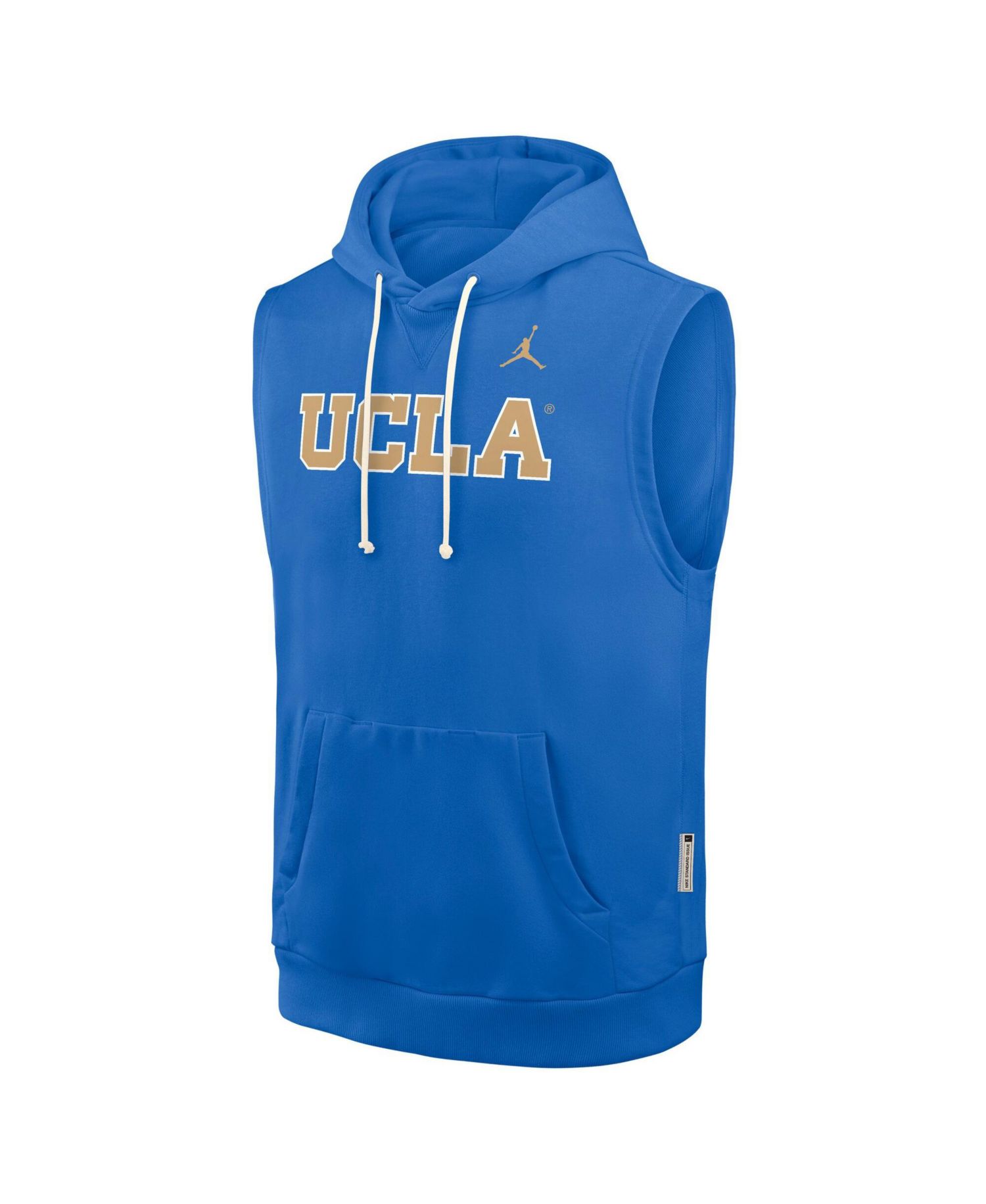 Men's Blue UCLA Bruins 2026 Sideline Sleeveless Dri-FIT Hoodie