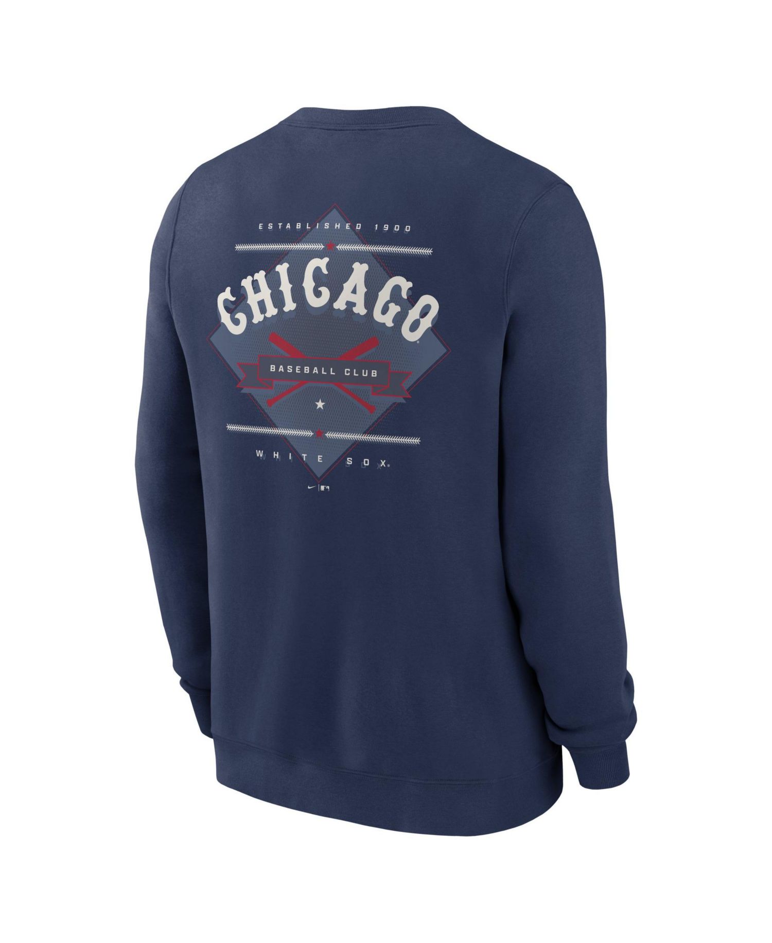 Men's Navy Chicago White Sox Cooperstown Diamond Sweatshirt