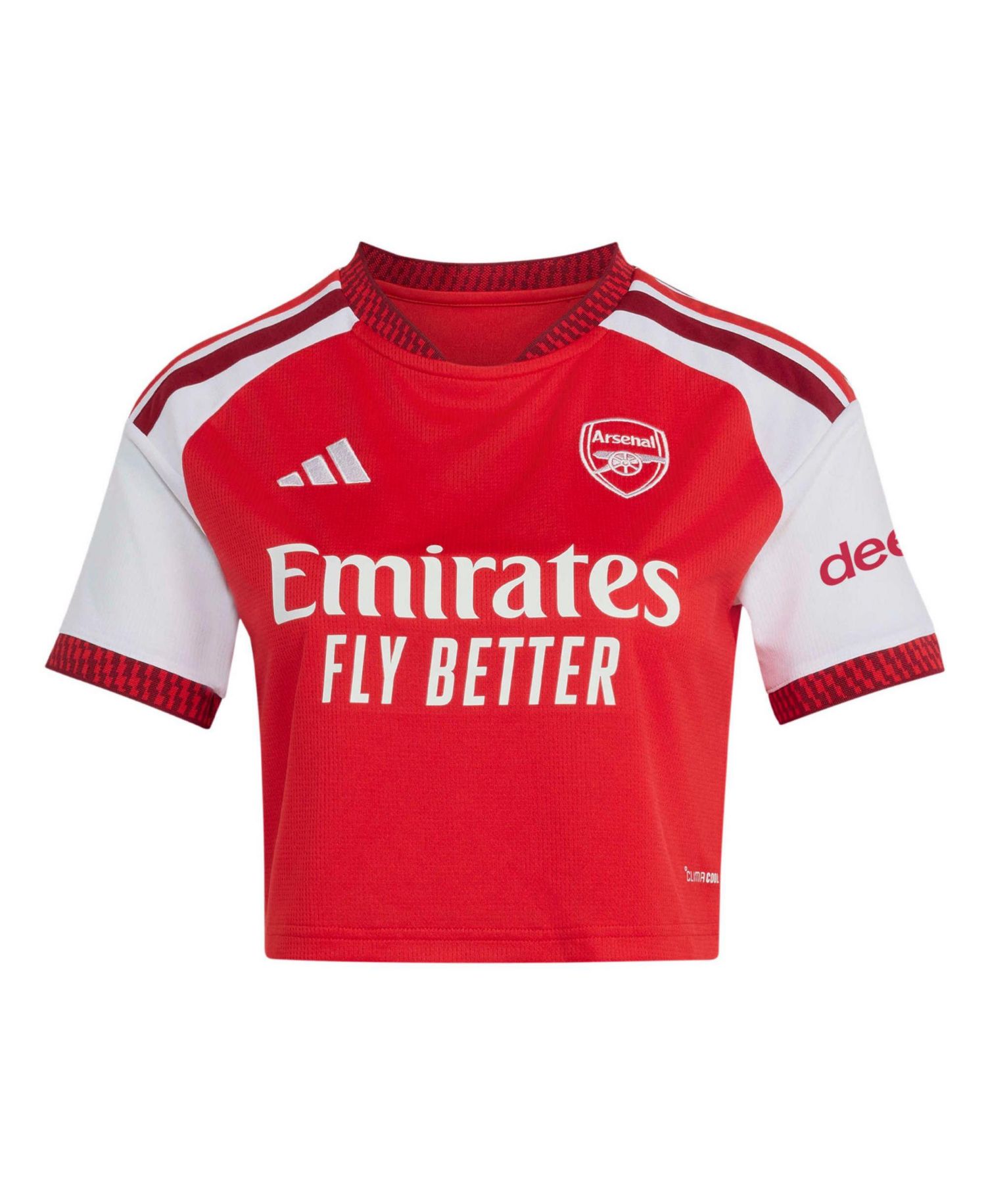 Women's Red Arsenal 2026/27 Home Cropped Replica Jersey