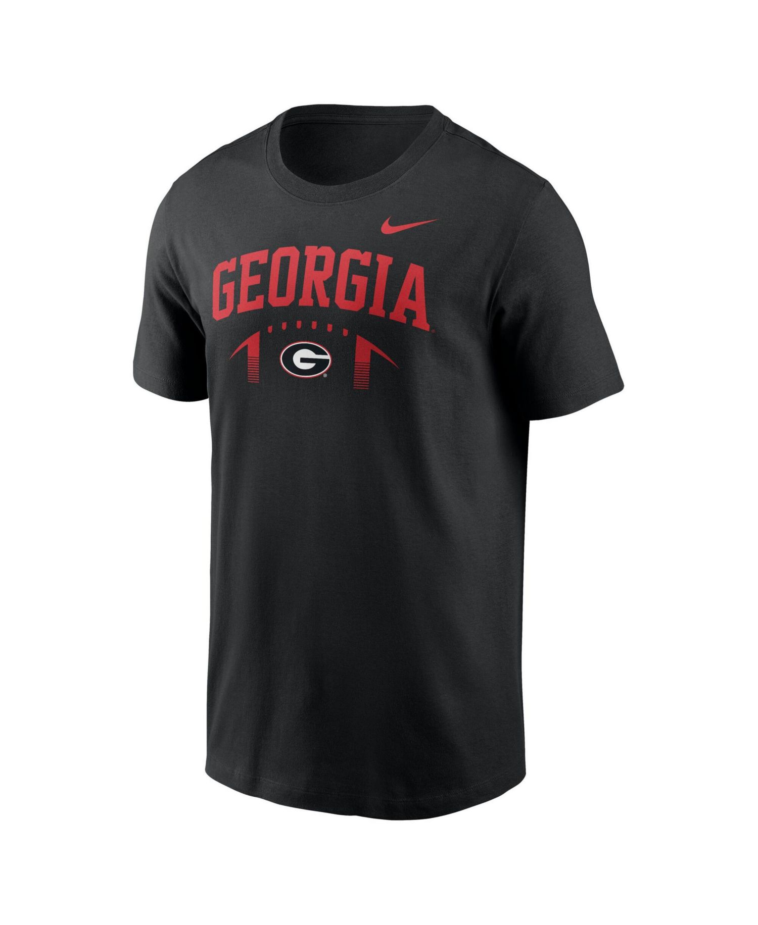Men's Black Georgia Bulldogs Primetime Football Icon T-Shirt