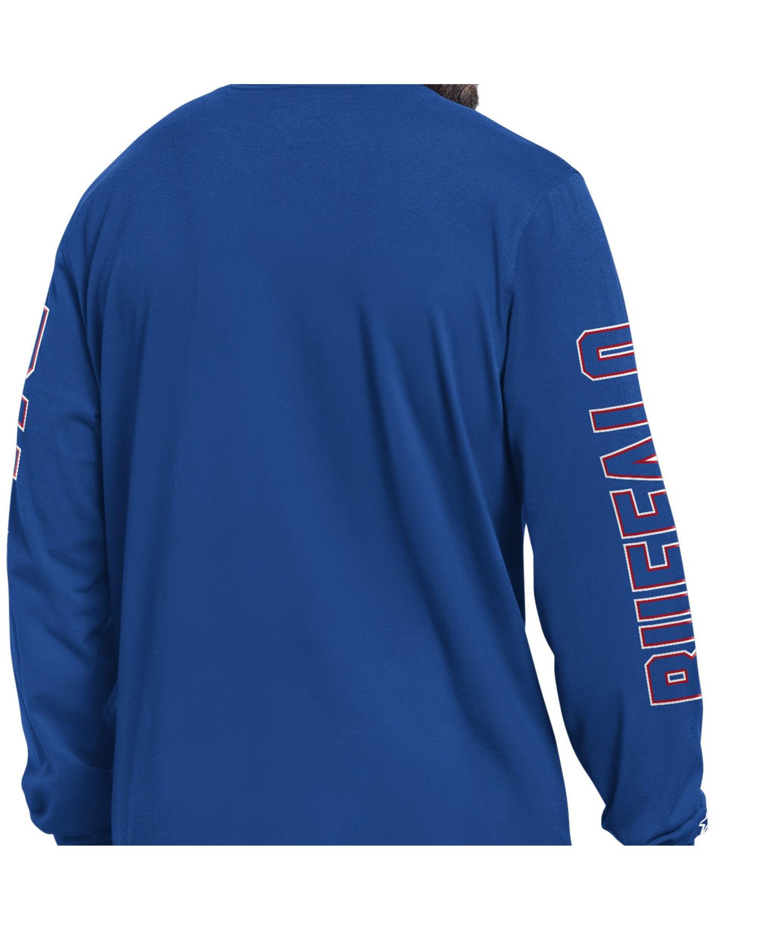 Men's Royal Buffalo Bills Clutch Hit II Logo Long-Sleeve T-Shirt