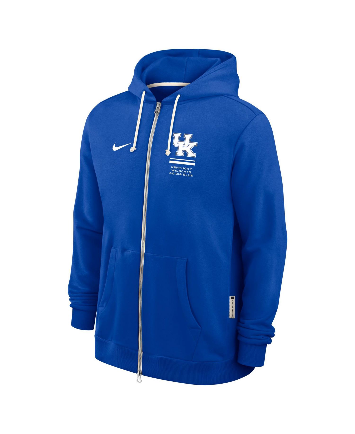 Men's Royal Kentucky Wildcats 2026 Sideline Standard Issue Dri-FIT Full-Zip Hoodie