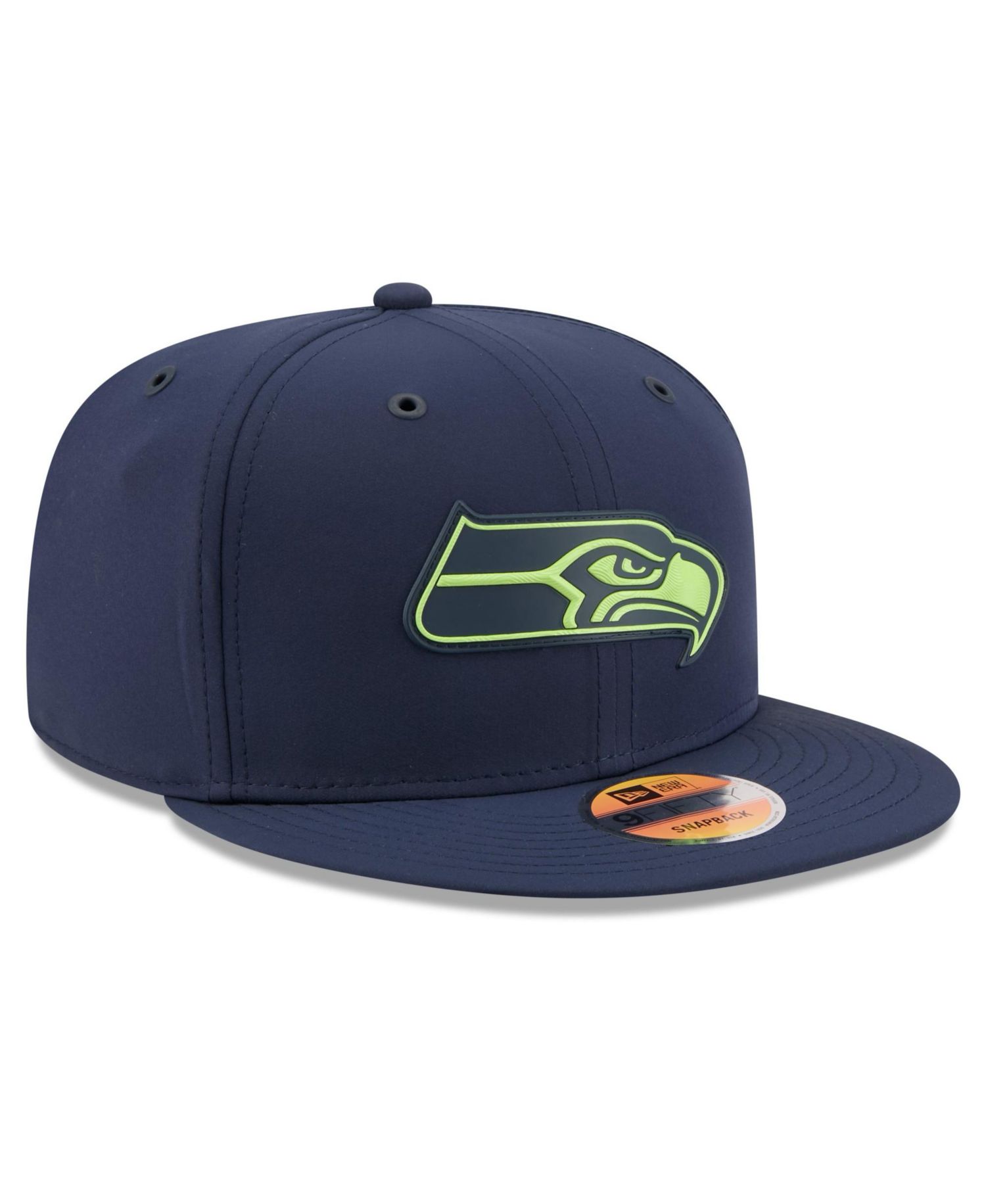 Men's College Navy Seattle Seahawks 2026 Sideline 9FIFTY Snapback Hat