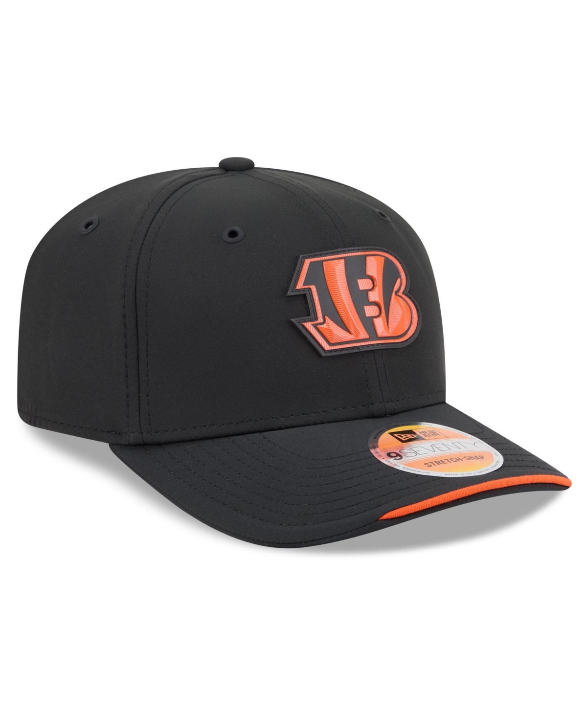 New Era Men's Black Cincinnati Bengals 2026 Sideline 9SEVENTY Adjustable Hat