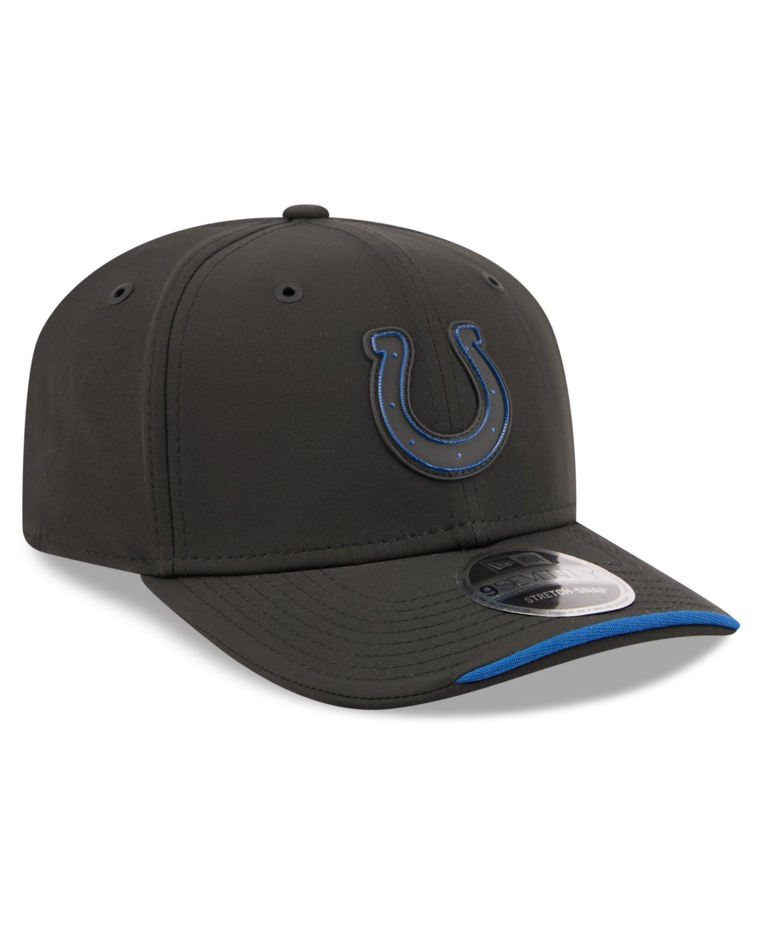 Men's Black Indianapolis Colts 2026 Sideline 9SEVENTY Adjustable Hat