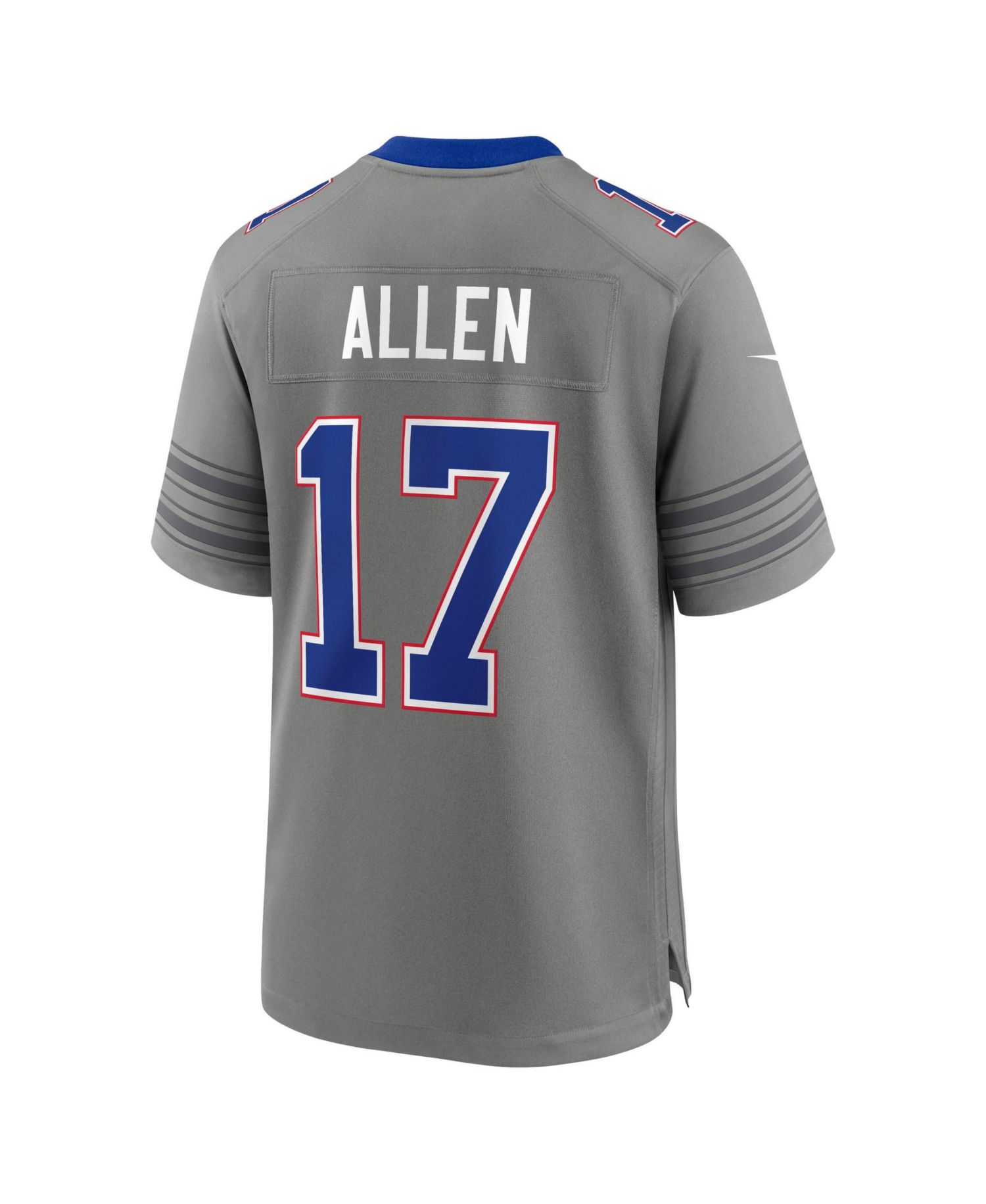 Men's Josh Allen Gray Buffalo Bills Nickel City Game Jersey