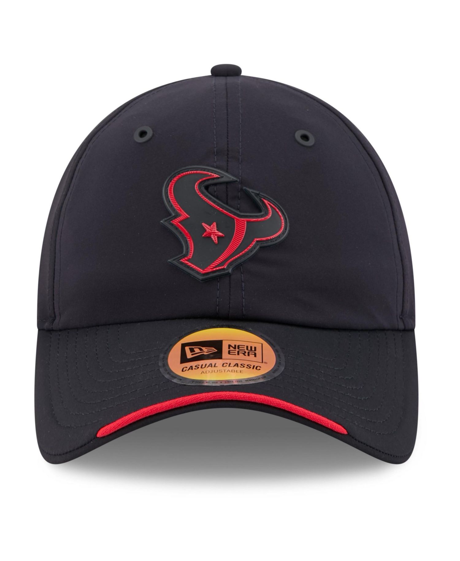 Men's Navy Houston Texans 2026 Sideline Casual Classic Adjustable Hat