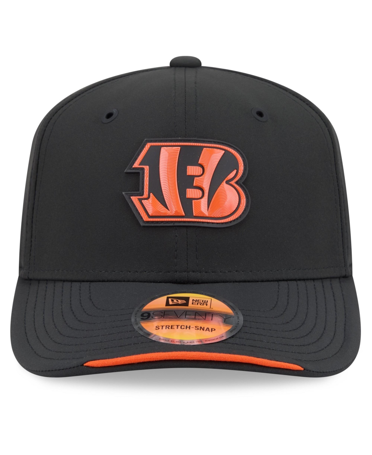New Era Men's Black Cincinnati Bengals 2026 Sideline 9SEVENTY Adjustable Hat