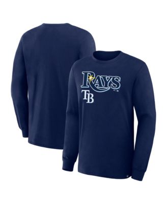 Men's Navy Tampa Bay Rays Lock-Up Legacy Long Sleeve T-Shirt