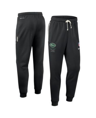 Men's Black New York Jets Sideline Standard Issue Touchback Kick Dri-FIT Taper Pants