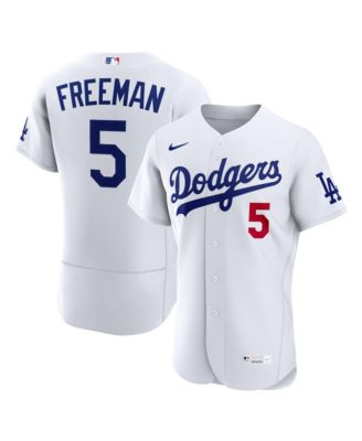 Men's Freddie Freeman White Los Angeles Dodgers Home Authentic Jersey