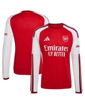 Men's Red Arsenal 2026/27 Home ReplicaLong sleeves Jersey