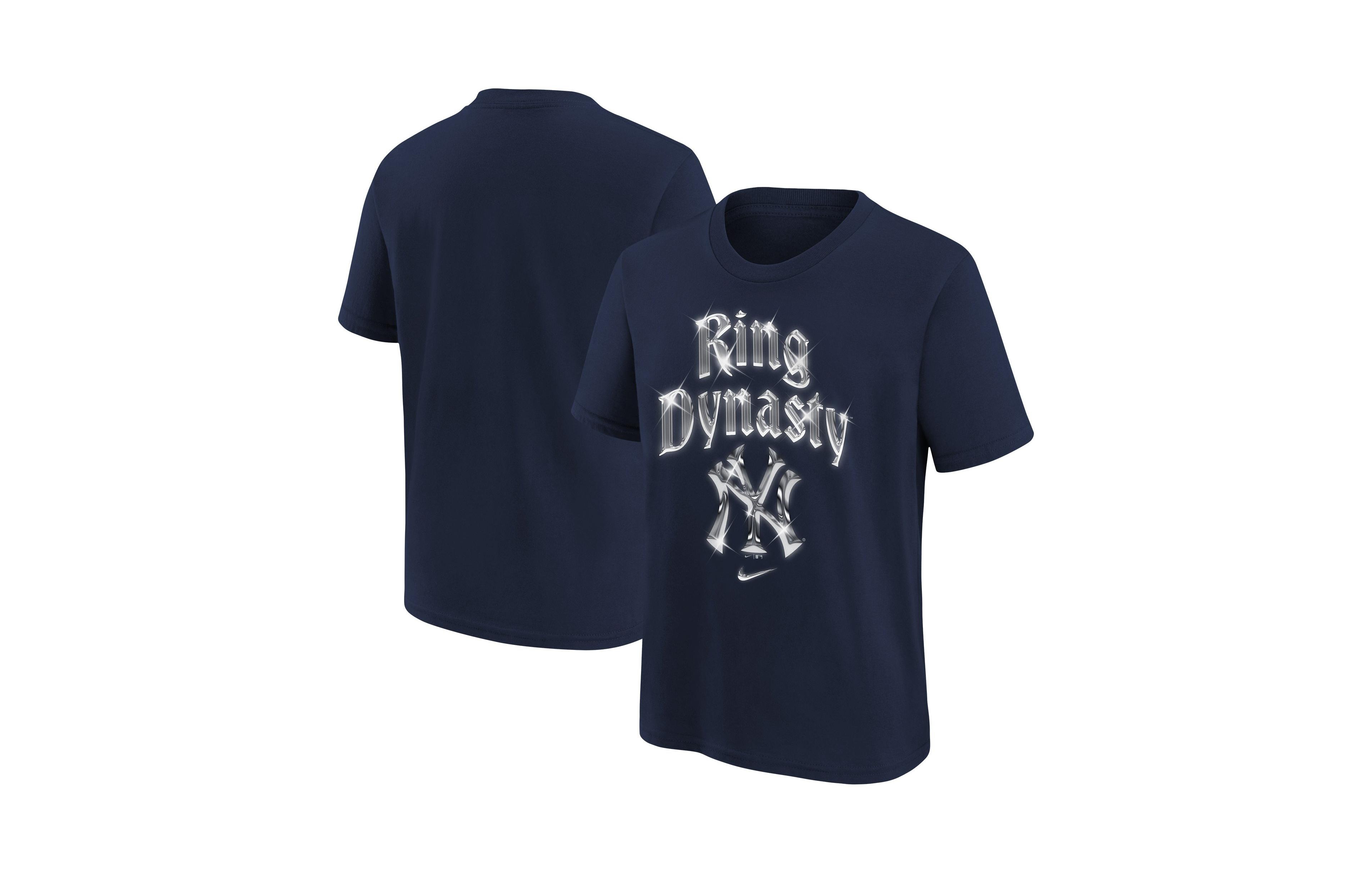 Nike Big Boys and Girls Navy New York Yankees Hometown Collection T-Shirt