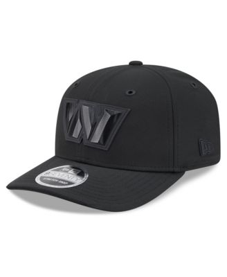 Men's Black Washington Commanders 2026 Sideline 9SEVENTY Adjustable Hat