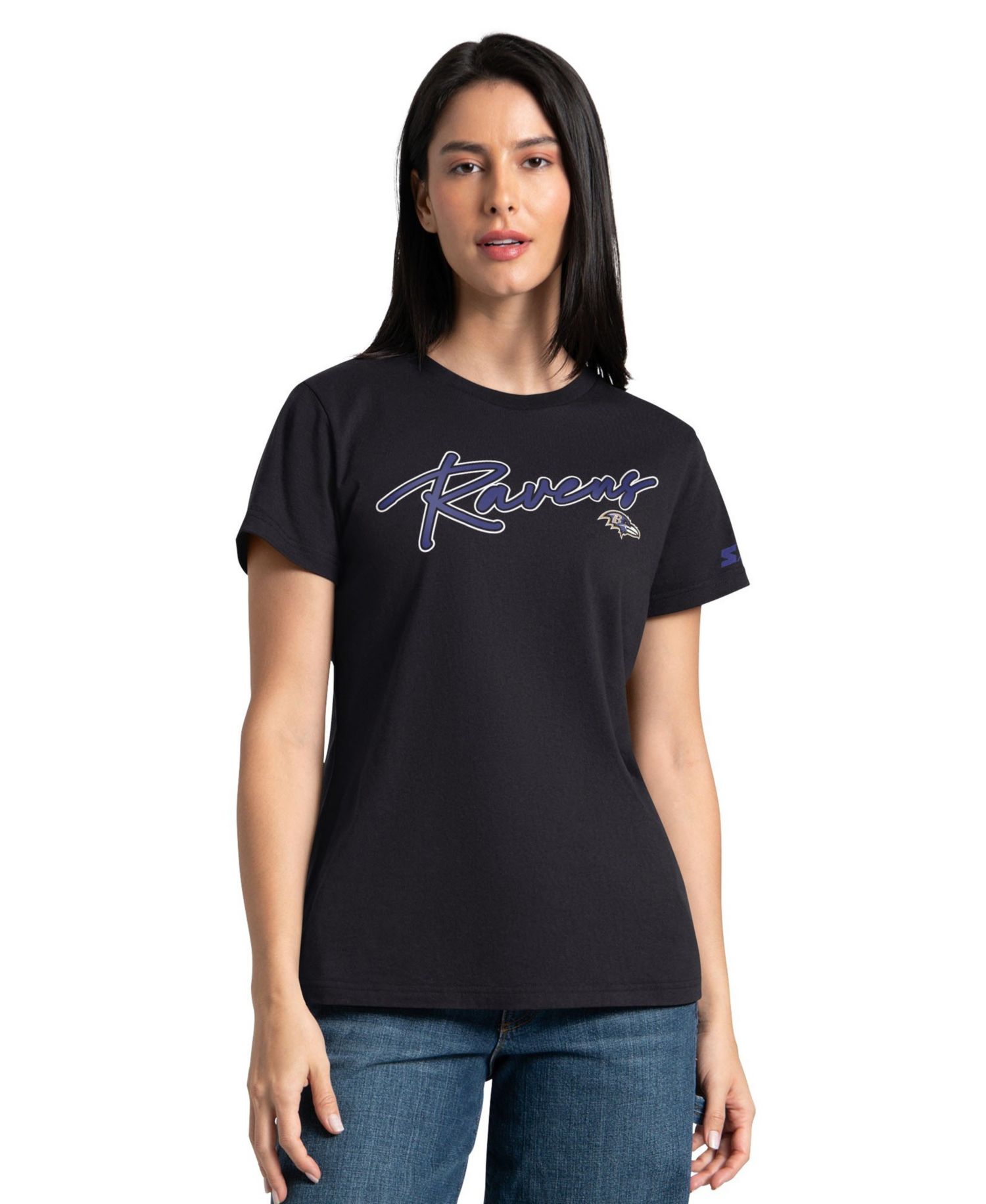 Women's 2-piece Purple/Black Baltimore Ravens T-Shirt