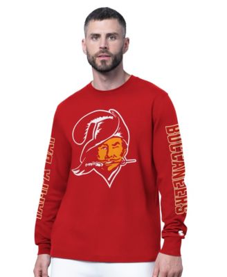 Men's Red Tampa Bay Buccaneers Clutch Hit II Logo Long-Sleeve T-Shirt