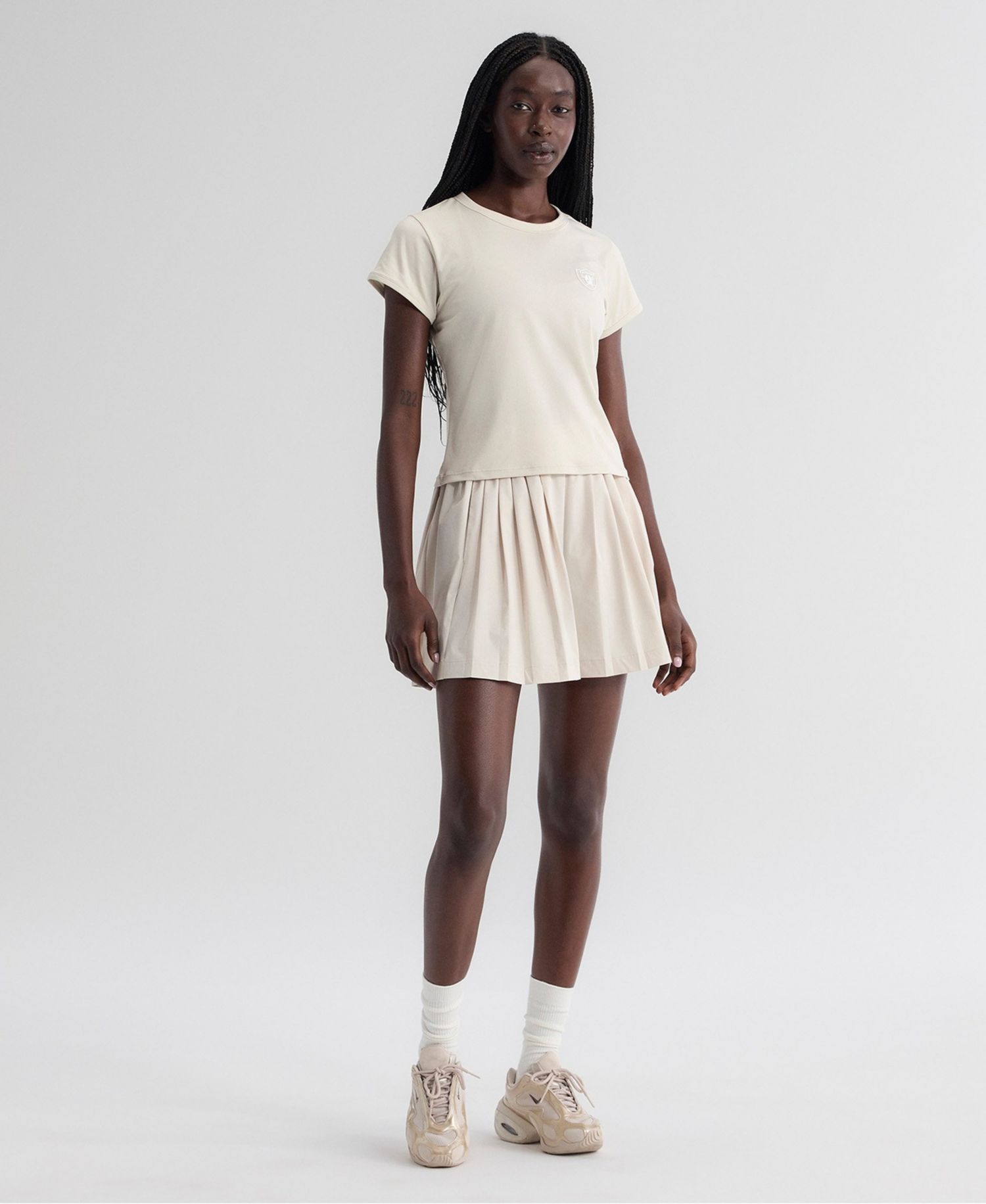 Women's Stone Las Vegas Raiders Clutch T-Shirt