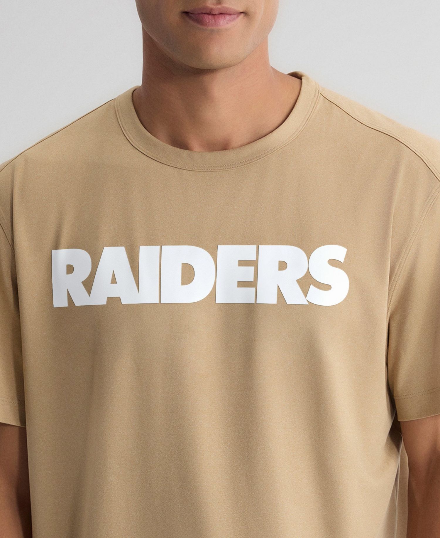Men's Tan Las Vegas Raiders Clutch T-Shirt