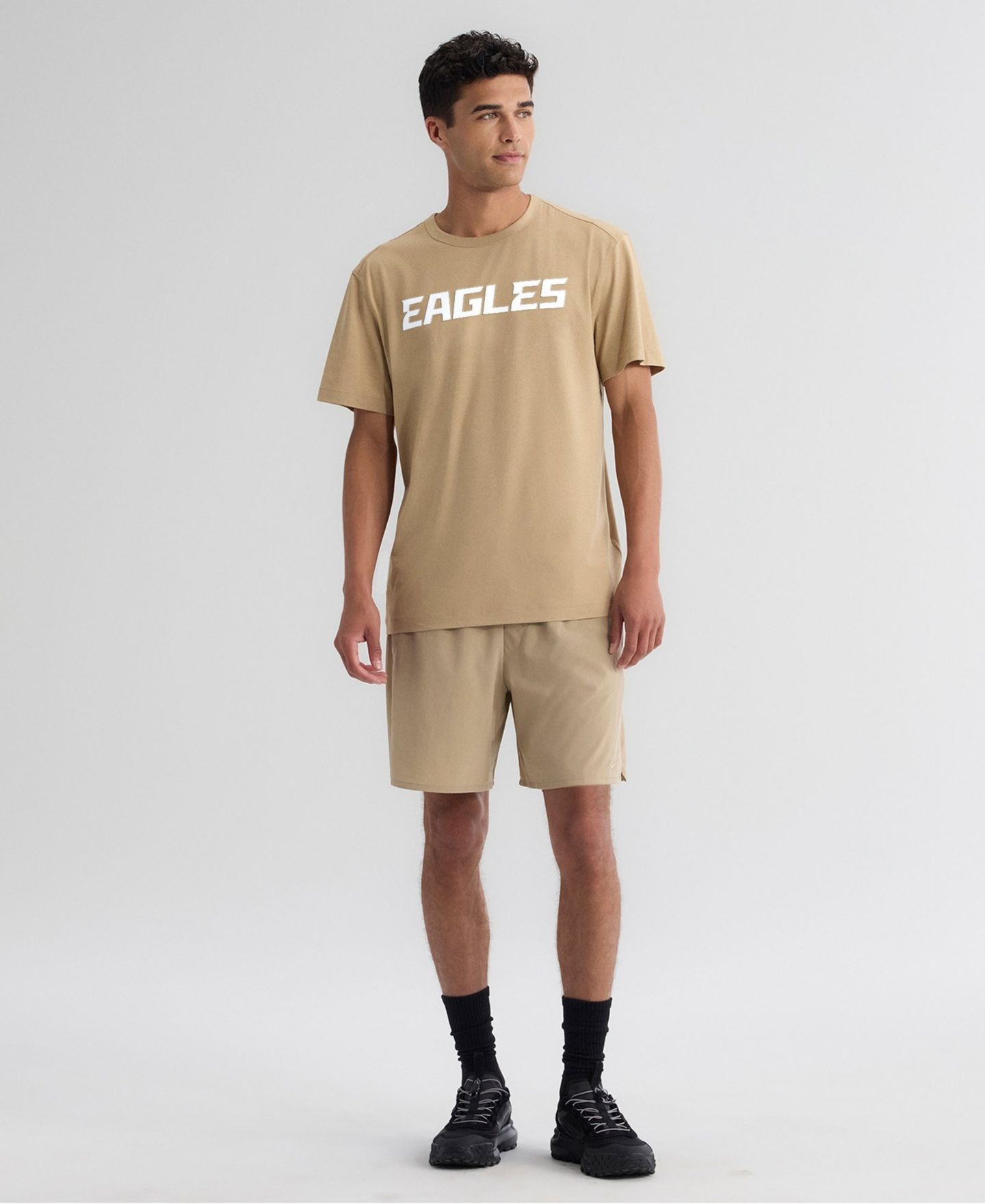 Мужская футболка Fanatics Tan Philadelphia Eagles Clutch — фото 5