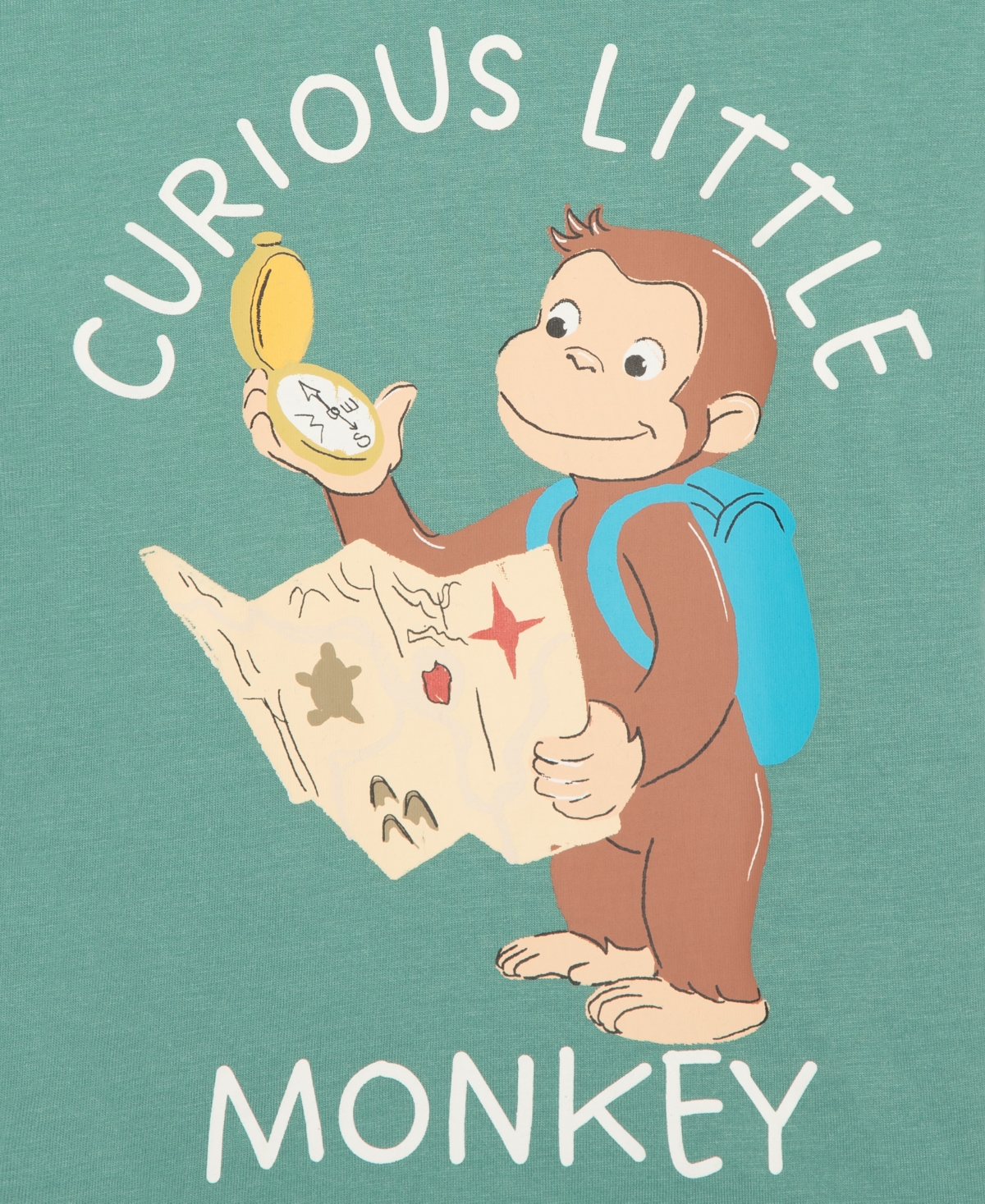 Epic Threads Toddler Boys' 12M-5T Curious Little Monkey Graphic T-Shirt