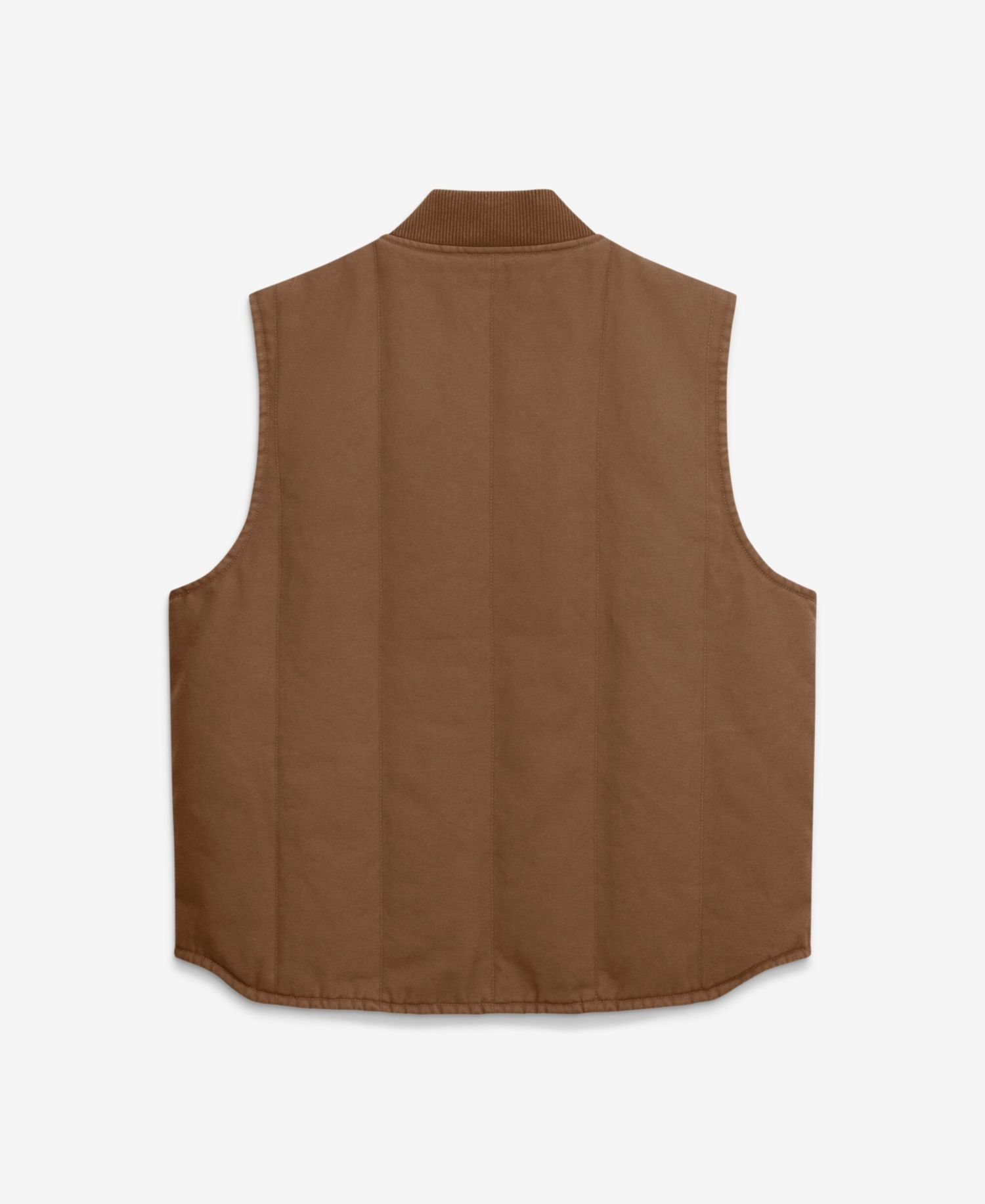 Men's Brown Ohio State Buckeyes Academic Padded Full-Zip Vest