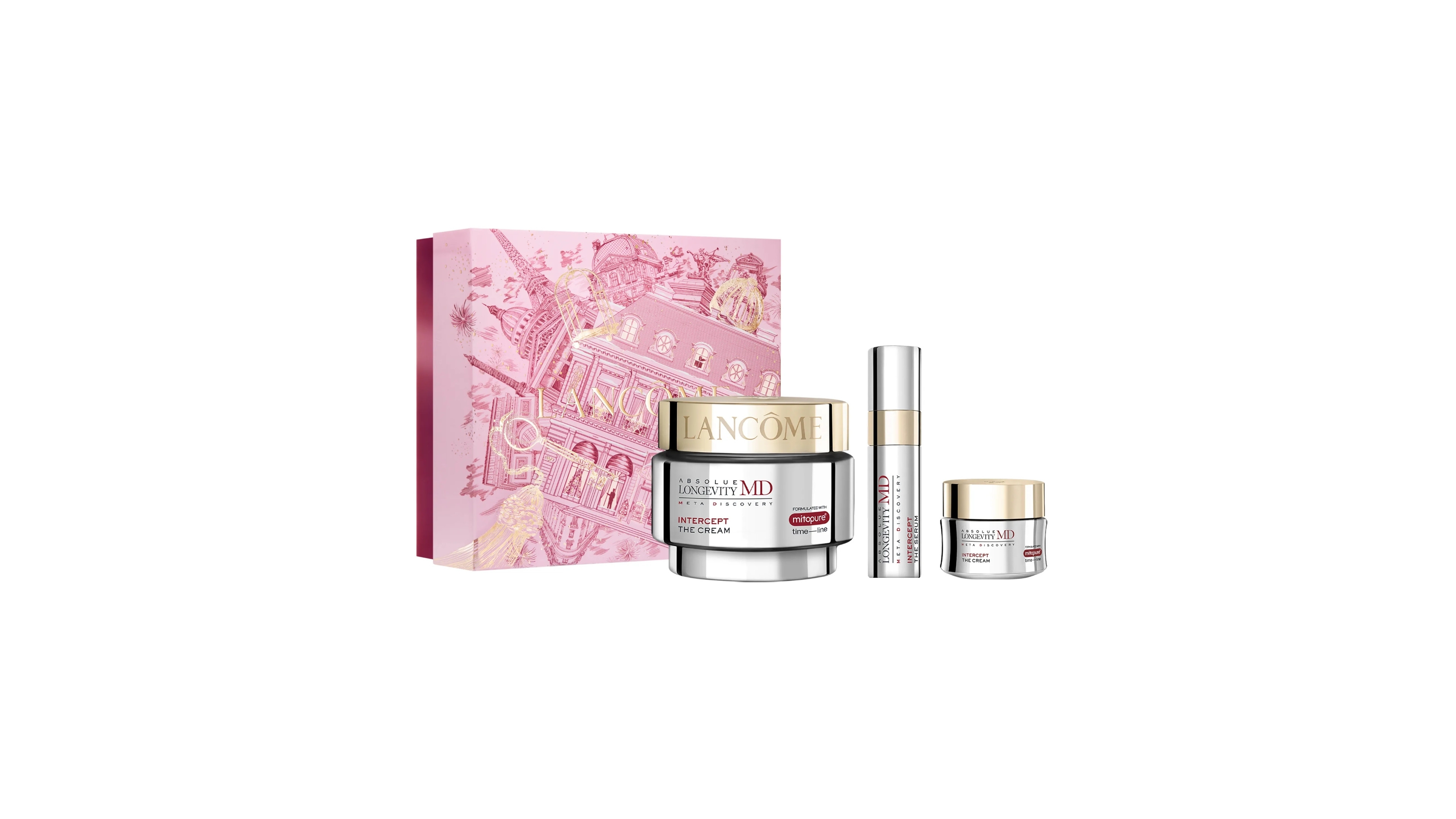 Lancome 3-Piece Absolue Md Intercept Cream & Serum Skincare Set