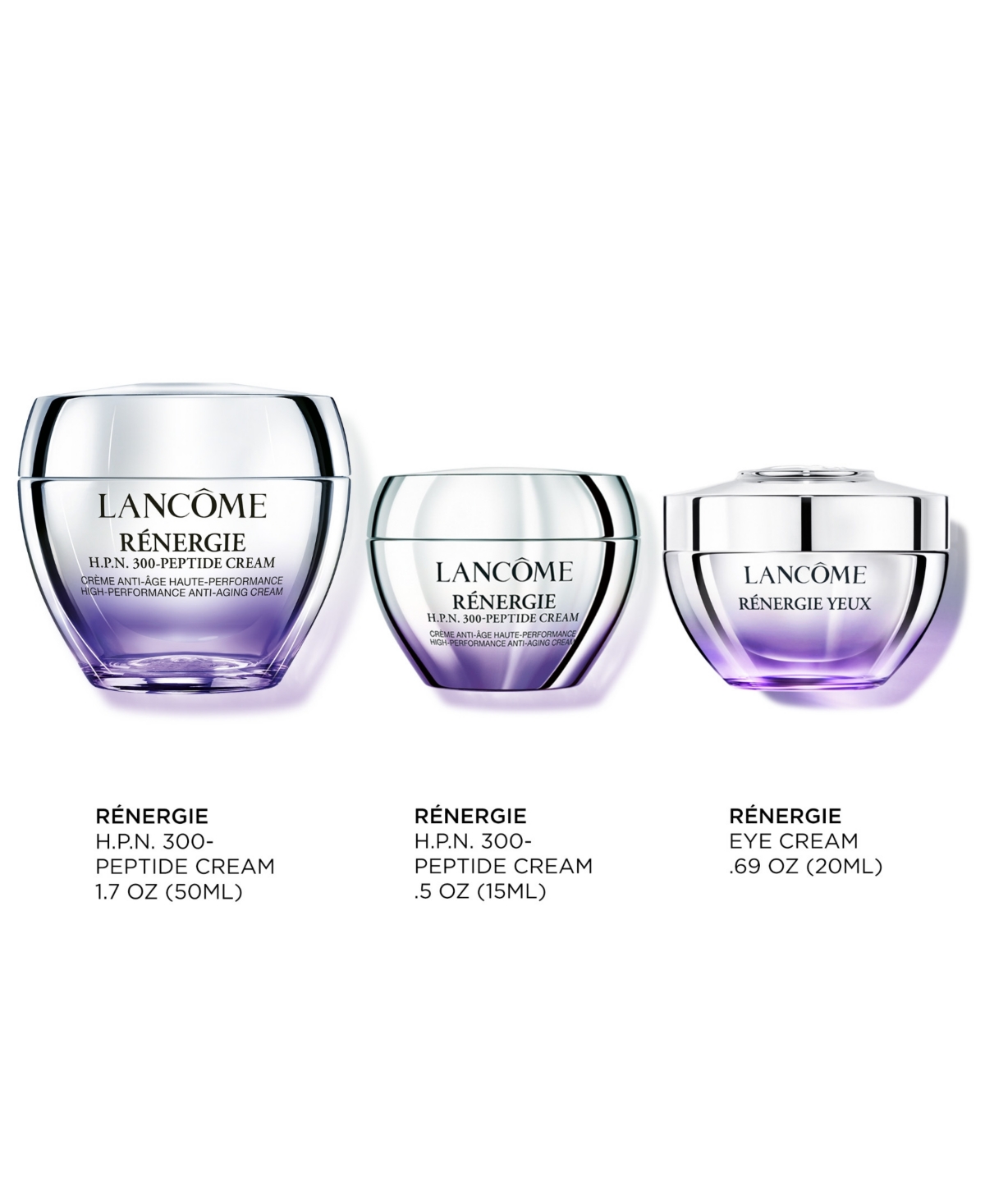 Lancome 3-Piece Renergie Skincare Face and Eye Cream Gift Set