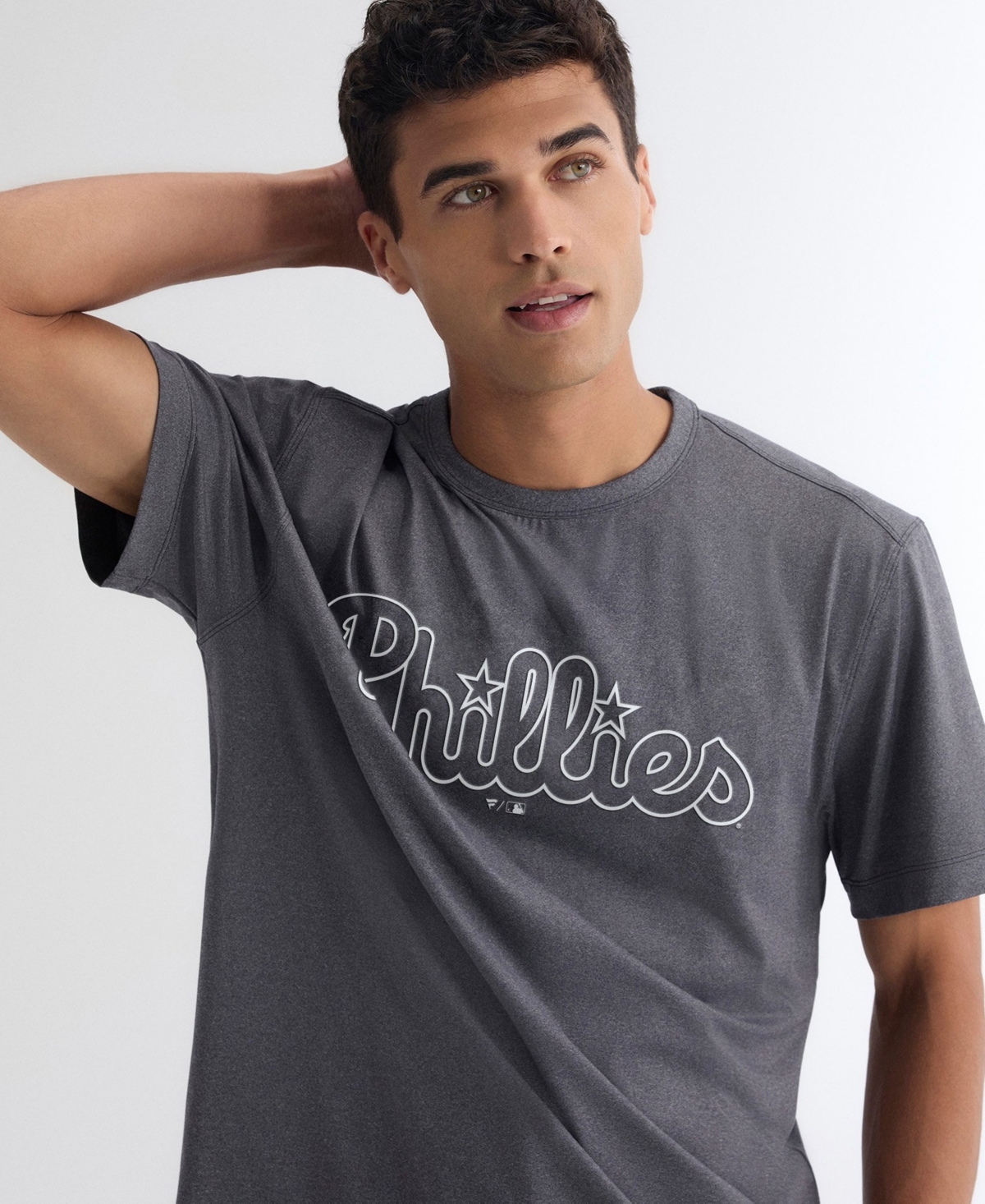Fanatics Men's Charcoal Philadelphia Phillies Clutch Winning Edge T-Shirt