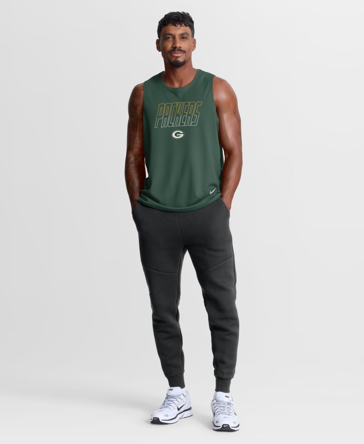 Men's Green Bay Packers Kickoff Miler Dri-FIT Tank&iquest; Top