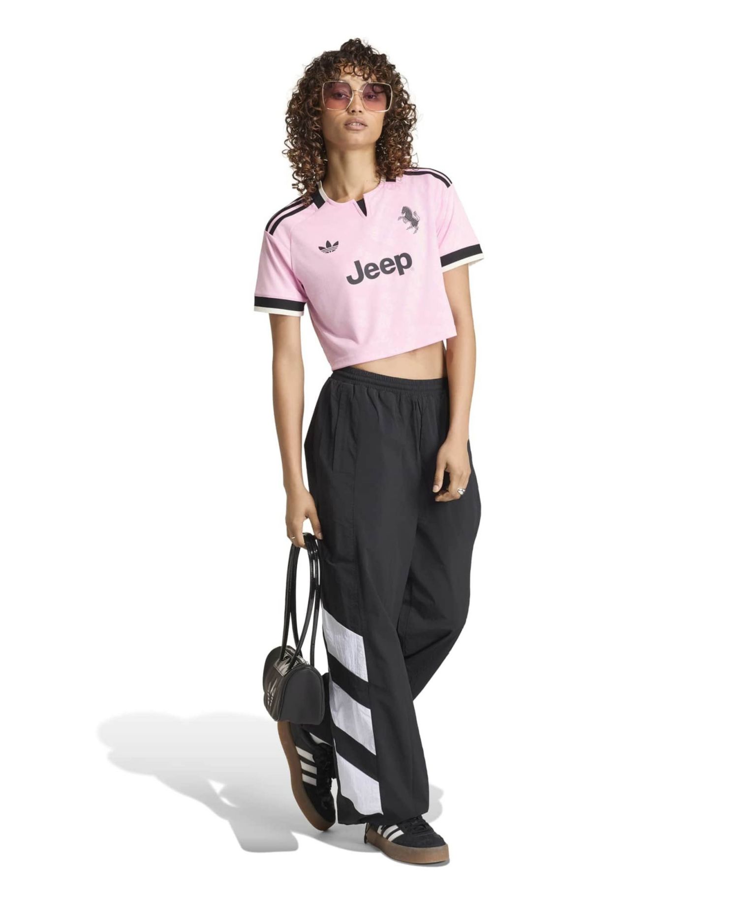 Women's Pink Juventus 2026/27 Away Cropped Replica Jersey
