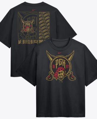 Women's Black Pittsburgh Pirates Premium Essentials Relaxed Boxy T-Shirt