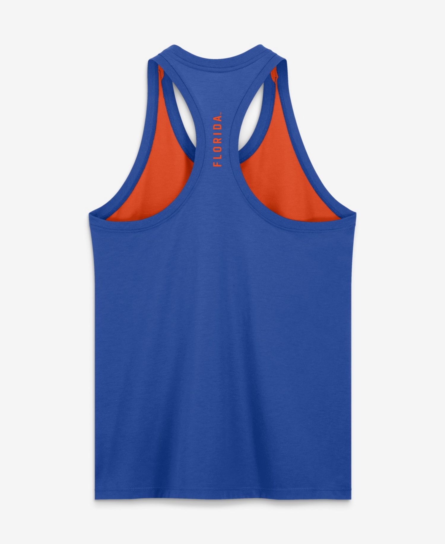 Women's Orange/Royal Florida Gators Tri-Blend Dri-FIT Racerback Tank Top