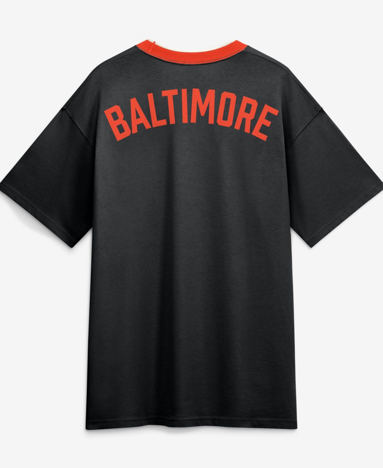Men's Black Baltimore Orioles Cooperstown Collection Ringer T-Shirt
